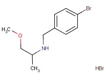 N-(4-bromobenzyl)-1-methoxy-2-propanamine hydrobromide