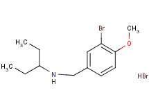N-(3-bromo-4-methoxybenzyl)-3-pentanamine hydrobromide