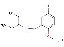 N-(5-bromo-2-methoxybenzyl)-3-pentanamine hydrobromide