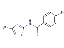 4-bromo-N-(4-methyl-1,3-thiazol-2-yl)benzamide
