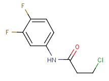 3-chloro-N-(3,4-difluorophenyl)propanamide 3-chloro-N-(3,4-difluorophenyl)propanamide