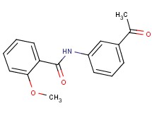 N-(3-acetylphenyl)-2-methoxybenzamide N-(3-acetylphenyl)-2-methoxybenzamide