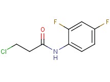 3-chloro-N-(2,4-difluorophenyl)propanamide 3-chloro-N-(2,4-difluorophenyl)propanamide