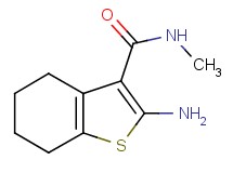 2-amino-N-methyl-4,5,6,7-tetrahydro-1-benzothiophene-3-carboxamide 2-amino-N-methyl-4,5,6,7-tetrahydro-1-benzothiophene-3-carboxamide