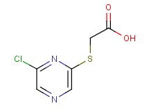 [(6-chloropyrazin-2-yl)thio]acetic acid
