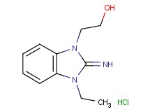 2-(3-ethyl-2-imino-2,3-dihydro-1H-benzimidazol-1-yl)ethanol hydrochloride
