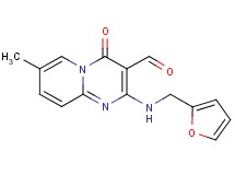 2-[(2-furylmethyl)amino]-7-methyl-4-oxo-4H-pyrido[1,2-a]pyrimidine-3-carbaldehyde
