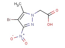 (4-bromo-5-methyl-3-nitro-1H-pyrazol-1-yl)acetic acid