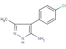 4-(4-chlorophenyl)-3-methyl-1H-pyrazol-5-amine 4-(4-chlorophenyl)-3-methyl-1H-pyrazol-5-amine