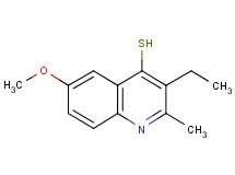 3-ethyl-6-methoxy-2-methylquinoline-4-thiol
