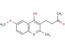 4-(4-hydroxy-6-methoxy-2-methylquinolin-3-yl)butan-2-one 4-(4-hydroxy-6-methoxy-2-methylquinolin-3-yl)butan-2-one