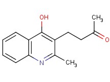 4-(4-hydroxy-2-methylquinolin-3-yl)butan-2-one 4-(4-hydroxy-2-methylquinolin-3-yl)butan-2-one