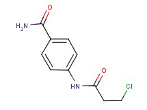 4-[(3-chloropropanoyl)amino]benzamide