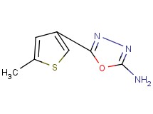 5-(5-methyl-3-thienyl)-1,3,4-oxadiazol-2-amine 5-(5-methyl-3-thienyl)-1,3,4-oxadiazol-2-amine