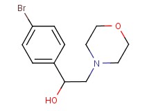 1-(4-bromophenyl)-2-morpholin-4-ylethanol 1-(4-bromophenyl)-2-morpholin-4-ylethanol