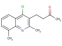 4-(4-chloro-2,8-dimethylquinolin-3-yl)butan-2-one 4-(4-chloro-2,8-dimethylquinolin-3-yl)butan-2-one