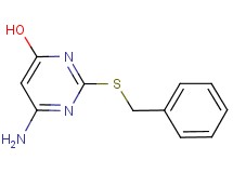 6-amino-2-(benzylthio)-4-pyrimidinol 6-amino-2-(benzylthio)-4-pyrimidinol
