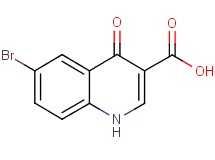 6-bromo-4-oxo-1,4-dihydroquinoline-3-carboxylic acid 6-bromo-4-oxo-1,4-dihydroquinoline-3-carboxylic acid