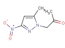 1-(5-methyl-3-nitro-1H-pyrazol-1-yl)acetone 1-(5-methyl-3-nitro-1H-pyrazol-1-yl)acetone