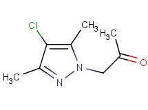 1-(4-chloro-3,5-dimethyl-1H-pyrazol-1-yl)acetone 1-(4-chloro-3,5-dimethyl-1H-pyrazol-1-yl)acetone
