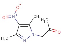 1-(3,5-dimethyl-4-nitro-1H-pyrazol-1-yl)acetone 1-(3,5-dimethyl-4-nitro-1H-pyrazol-1-yl)acetone