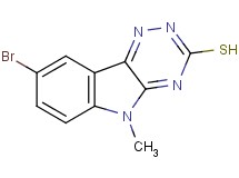 8-bromo-5-methyl-5H-[1,2,4]triazino[5,6-b]indole-3-thiol
