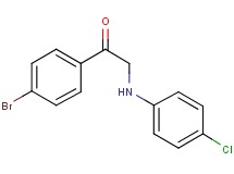 1-(4-bromophenyl)-2-[(4-chlorophenyl)amino]ethanone