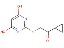 1-cyclopropyl-2-[(4,6-dihydroxypyrimidin-2-yl)thio]ethanone