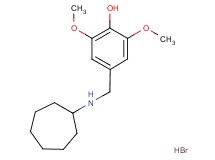 4-[(cycloheptylamino)methyl]-2,6-dimethoxyphenol hydrobromide