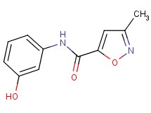 N-(3-hydroxyphenyl)-3-methyl-5-isoxazolecarboxamide N-(3-hydroxyphenyl)-3-methyl-5-isoxazolecarboxamide