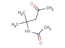 N-(1,1-dimethyl-3-oxobutyl)acetamide N-(1,1-dimethyl-3-oxobutyl)acetamide