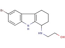 2-[(6-bromo-2,3,4,9-tetrahydro-1H-carbazol-1-yl)amino]ethanol