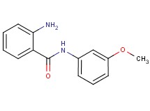 2-amino-N-(3-methoxyphenyl)benzamide 2-amino-N-(3-methoxyphenyl)benzamide