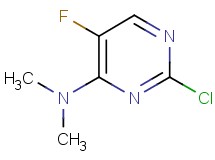 2-chloro-5-fluoro-N,N-dimethyl-4-pyrimidinamine 2-chloro-5-fluoro-N,N-dimethyl-4-pyrimidinamine