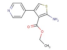 ethyl 2-amino-4-(4-pyridinyl)-3-thiophenecarboxylate ethyl 2-amino-4-(4-pyridinyl)-3-thiophenecarboxylate