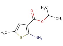 isopropyl 2-amino-5-methyl-3-thiophenecarboxylate isopropyl 2-amino-5-methyl-3-thiophenecarboxylate