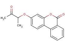 3-(1-methyl-2-oxopropoxy)-6H-benzo[c]chromen-6-one