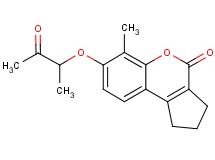 6-methyl-7-(1-methyl-2-oxopropoxy)-2,3-dihydrocyclopenta[c]chromen-4(1H)-one