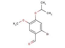 2-bromo-4-isopropoxy-5-methoxybenzaldehyde 2-bromo-4-isopropoxy-5-methoxybenzaldehyde