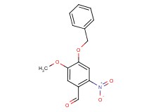 4-(benzyloxy)-5-methoxy-2-nitrobenzaldehyde 4-(benzyloxy)-5-methoxy-2-nitrobenzaldehyde