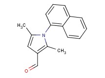 2,5-dimethyl-1-(1-naphthyl)-1H-pyrrole-3-carbaldehyde 2,5-dimethyl-1-(1-naphthyl)-1H-pyrrole-3-carbaldehyde