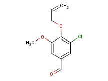 4-(allyloxy)-3-chloro-5-methoxybenzaldehyde 4-(allyloxy)-3-chloro-5-methoxybenzaldehyde