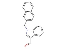 1-(2-naphthylmethyl)-1H-indole-3-carbaldehyde 1-(2-naphthylmethyl)-1H-indole-3-carbaldehyde