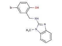 4-bromo-2-{[(1-methyl-1H-benzimidazol-2-yl)amino]methyl}phenol