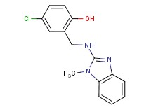 4-chloro-2-{[(1-methyl-1H-benzimidazol-2-yl)amino]methyl}phenol