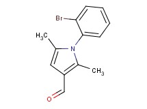1-(2-bromophenyl)-2,5-dimethyl-1H-pyrrole-3-carbaldehyde 1-(2-bromophenyl)-2,5-dimethyl-1H-pyrrole-3-carbaldehyde