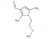 1-(2-methoxyethyl)-2,5-dimethyl-1H-pyrrole-3-carbaldehyde 1-(2-methoxyethyl)-2,5-dimethyl-1H-pyrrole-3-carbaldehyde