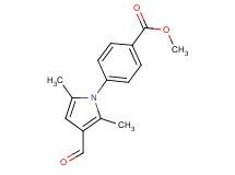methyl 4-(3-formyl-2,5-dimethyl-1H-pyrrol-1-yl)benzoate methyl 4-(3-formyl-2,5-dimethyl-1H-pyrrol-1-yl)benzoate