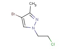 4-bromo-1-(2-chloroethyl)-3-methyl-1H-pyrazole