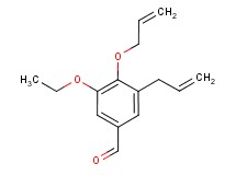 3-allyl-4-(allyloxy)-5-ethoxybenzaldehyde 3-allyl-4-(allyloxy)-5-ethoxybenzaldehyde